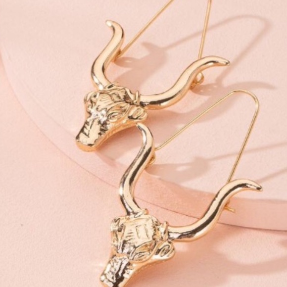 SHEIN Jewelry - ☆ 2/$20 Bull Skull/Longhorn Earrings